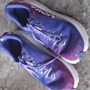 Hoka Women's Gradient Purple and Pink Athletic Shoes Size Women's 10.5
